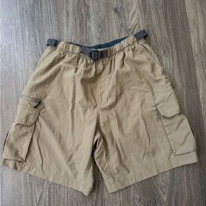 Men's Tan Columbia Cargo Shorts
